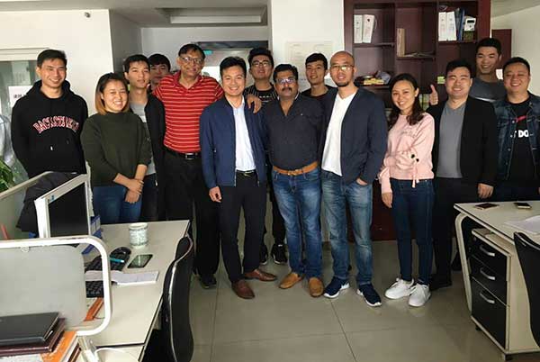 國(guó)外印度客戶參觀指導(dǎo)